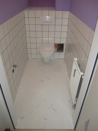 Steinteppich vorher